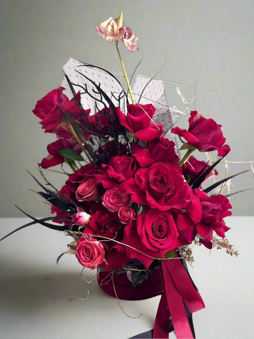 Flower Box "Red Velvet"