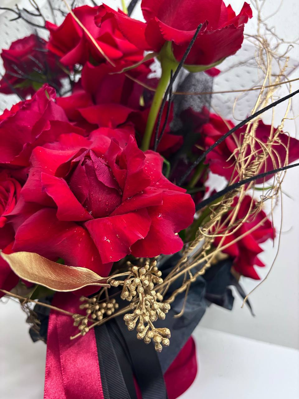 Flower Box "Red Velvet"