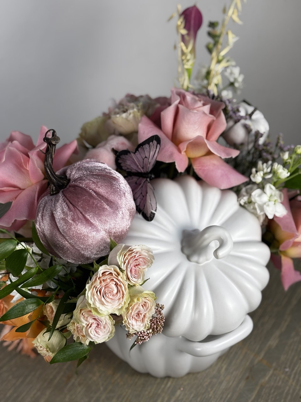 Pink Pumpkin Elegance