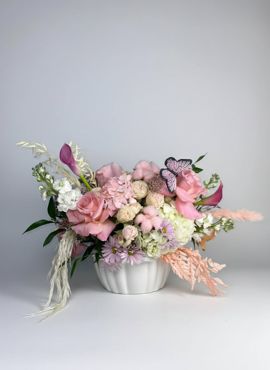 Pink Pumpkin Elegance