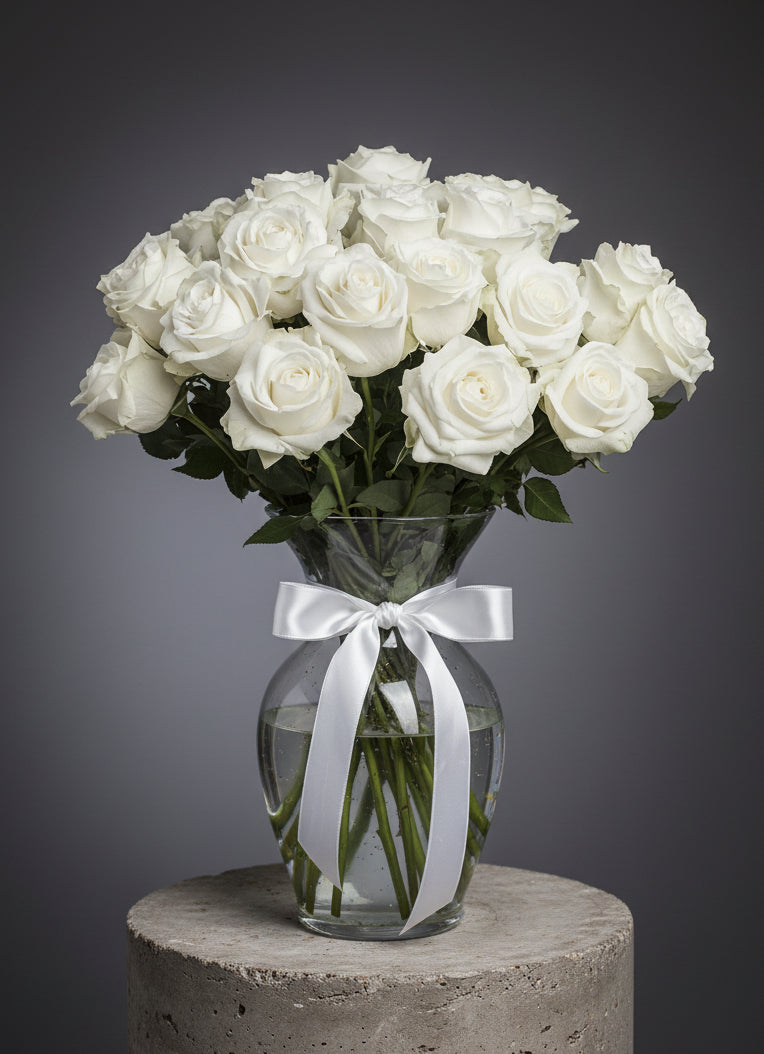 White roses Bouquet
