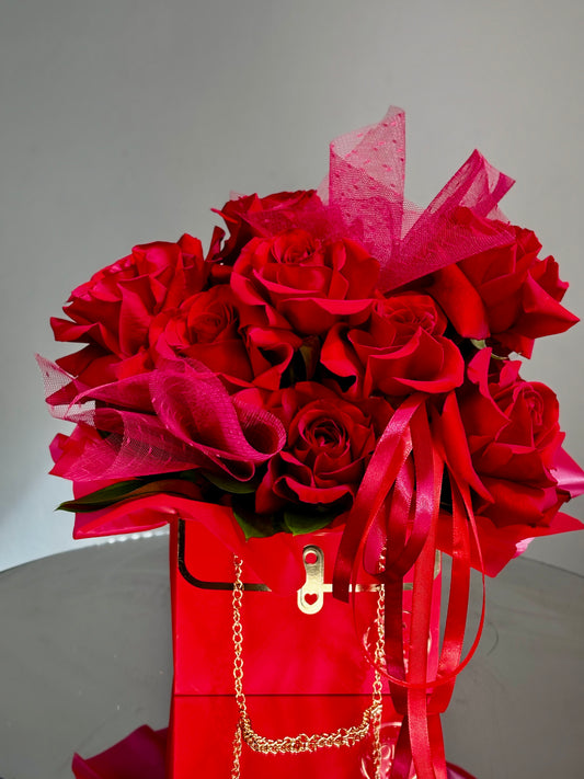 Red Roses Mini Purse