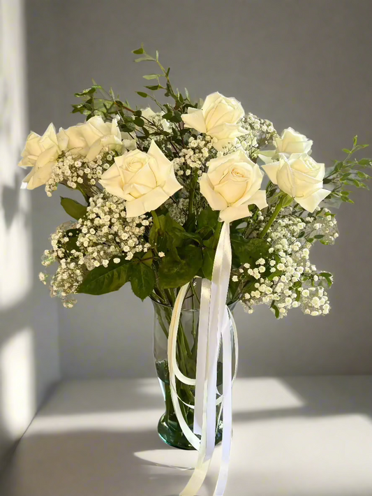 White roses Bouquet