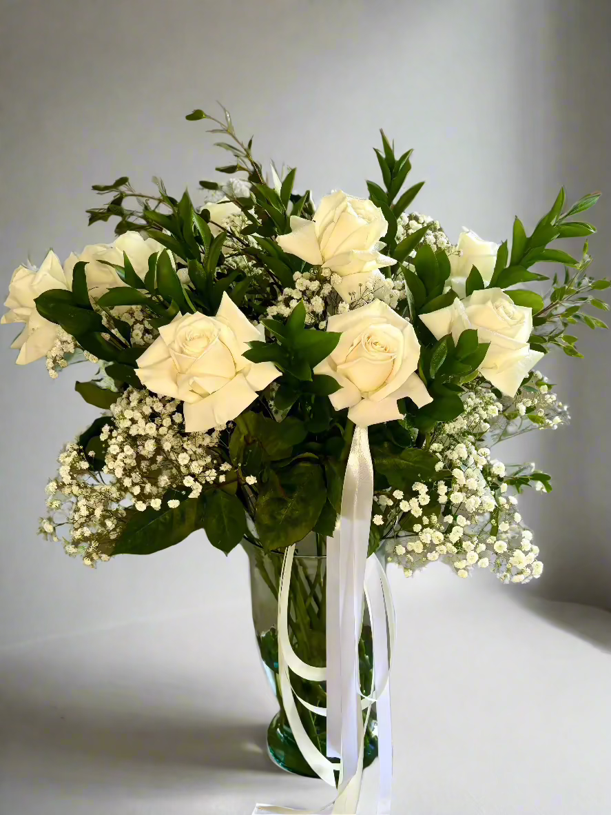 White roses Bouquet