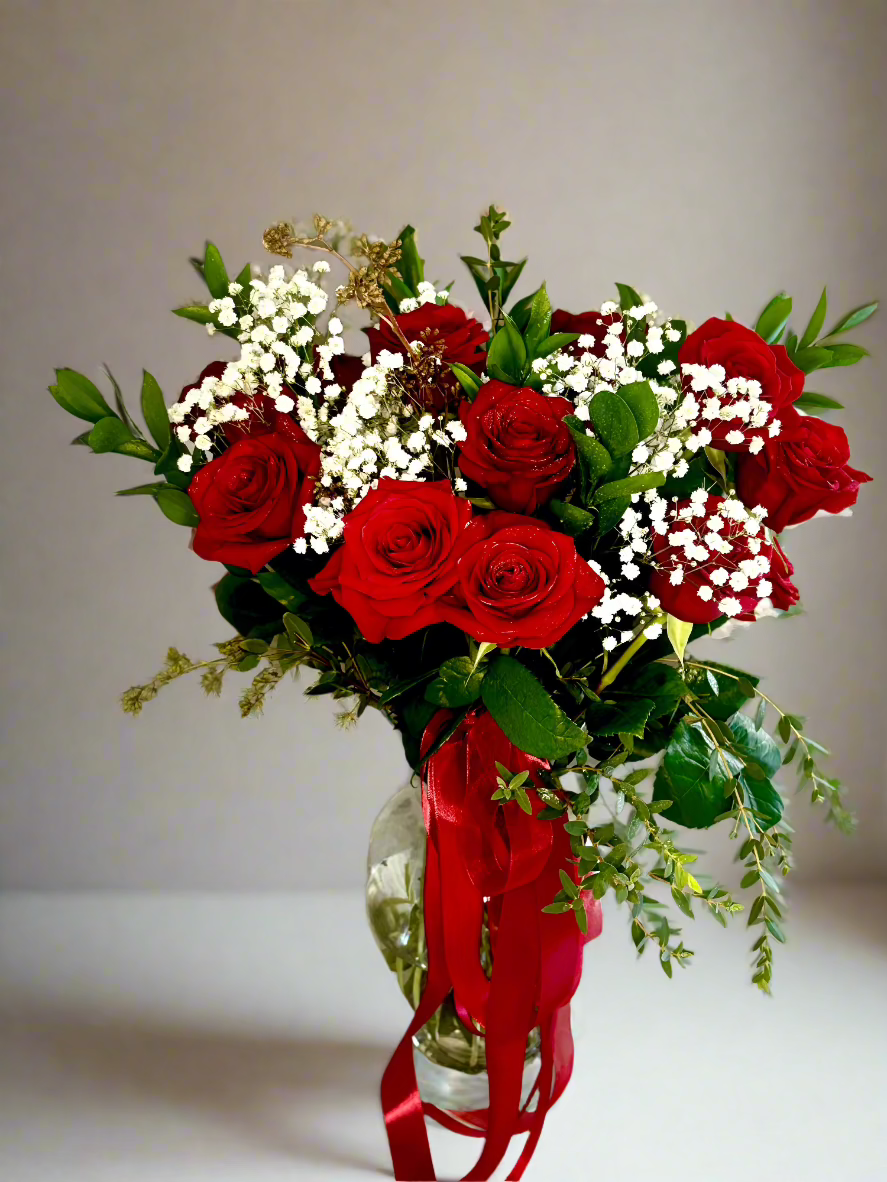 Red roses Bouquet "Radiance"
