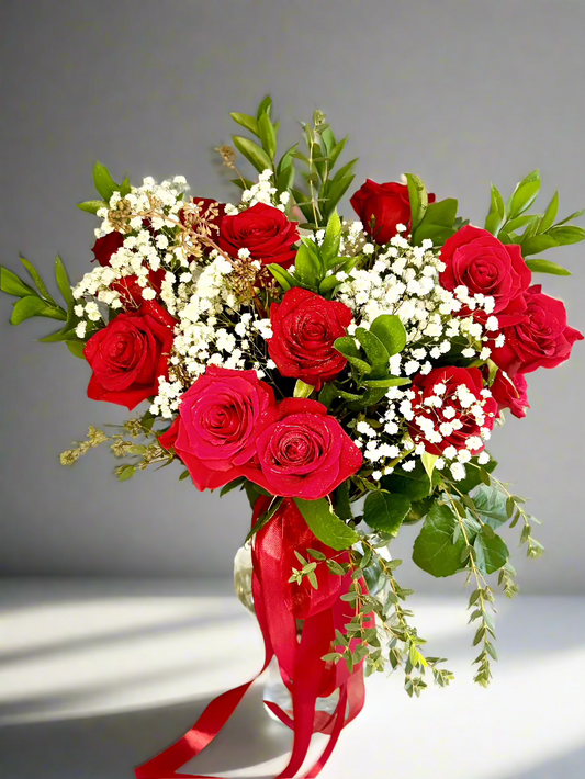 Red roses Bouquet "Radiance"