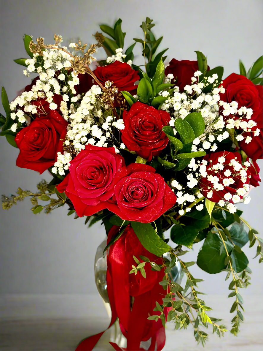 Red roses Bouquet "Radiance"