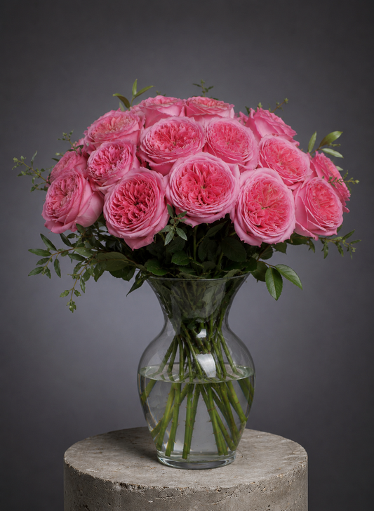 Pink garden roses Bouquet