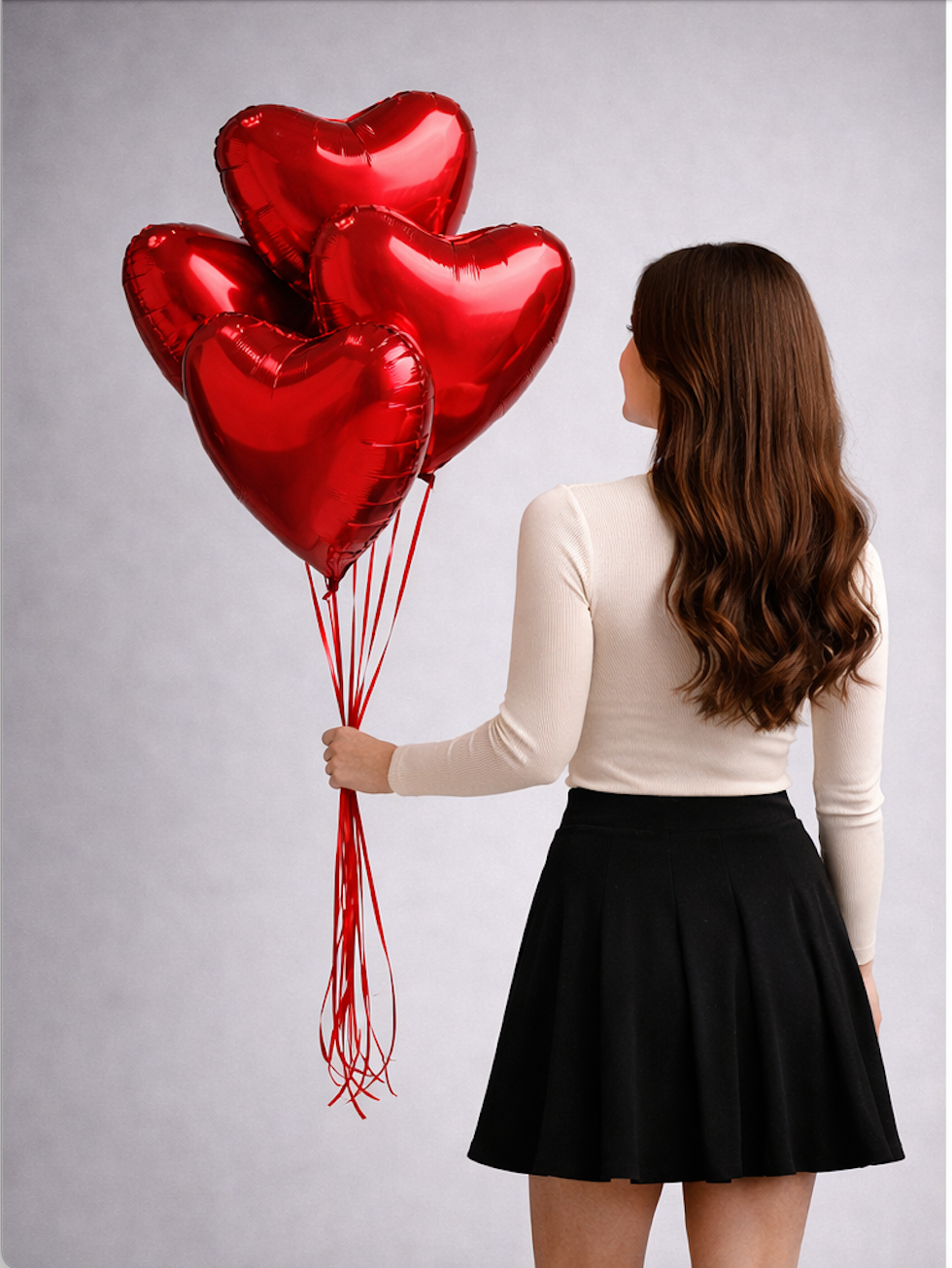Balloon set "Red Hearts"