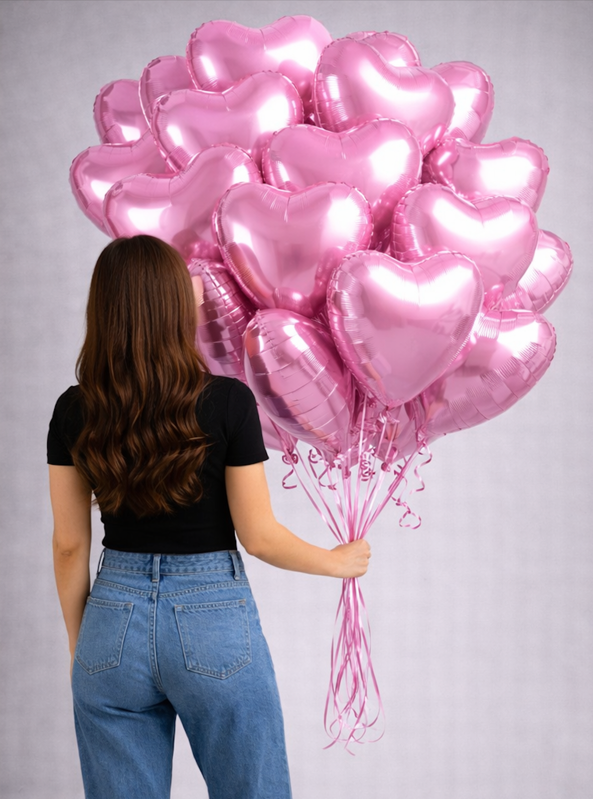 Balloon set "Pink Hearts"