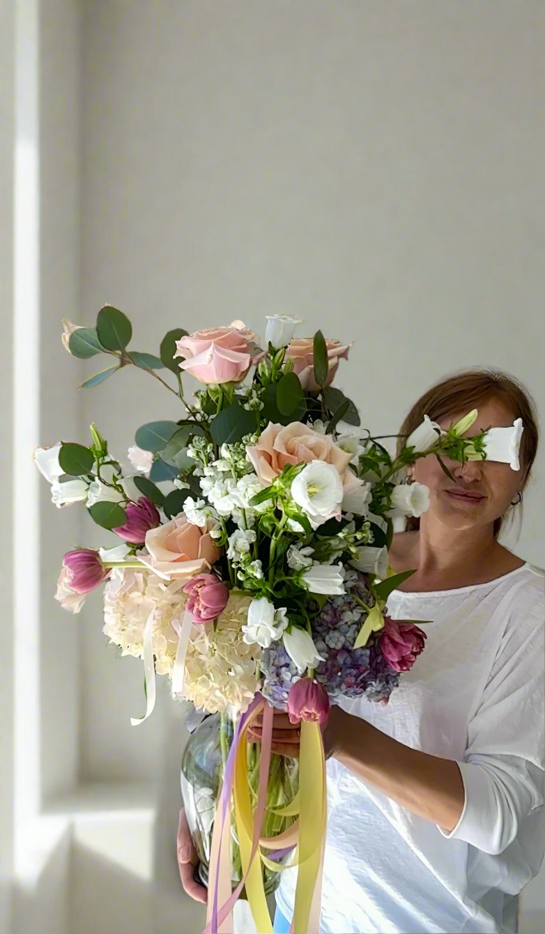 Ramo en Florero “Amanda”