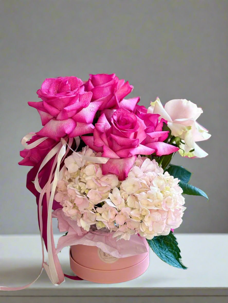 Flowers Box "Cotton Candy"