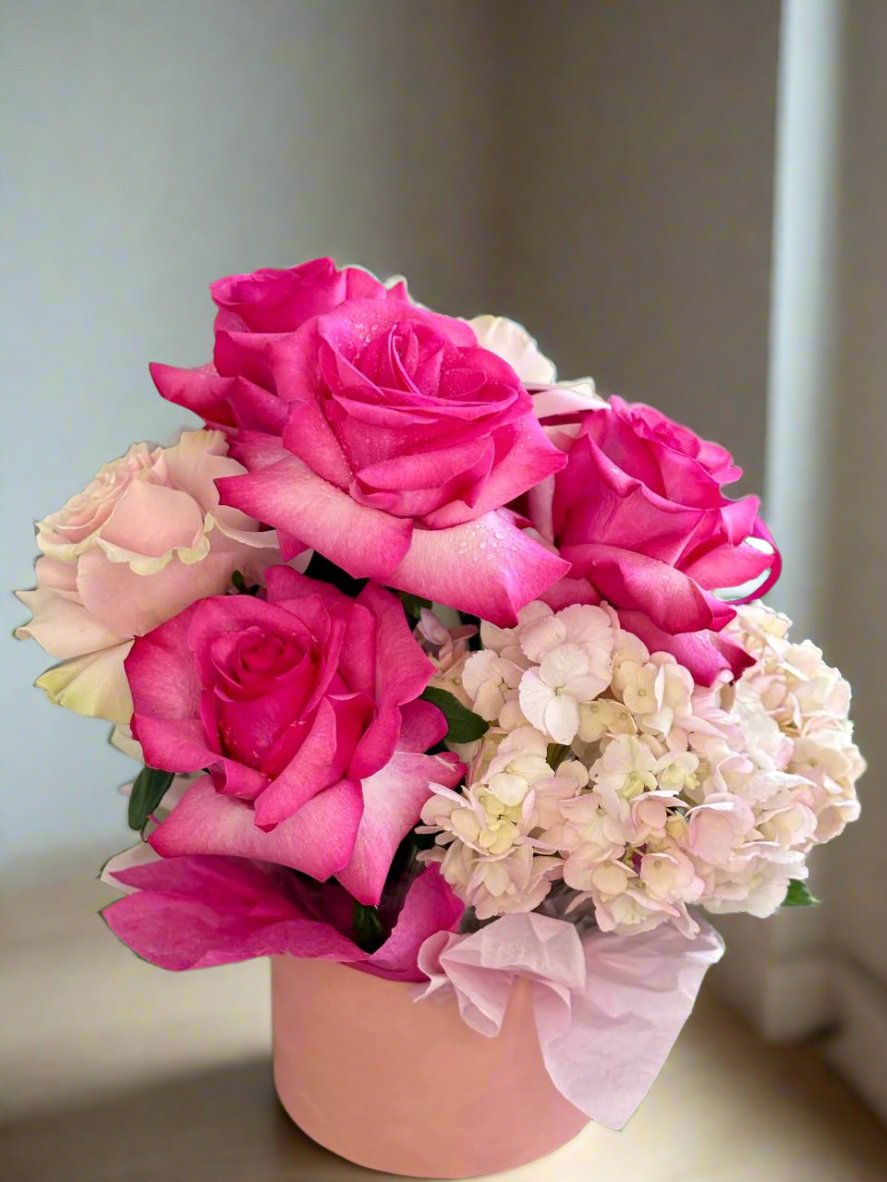 Flowers Box "Cotton Candy"