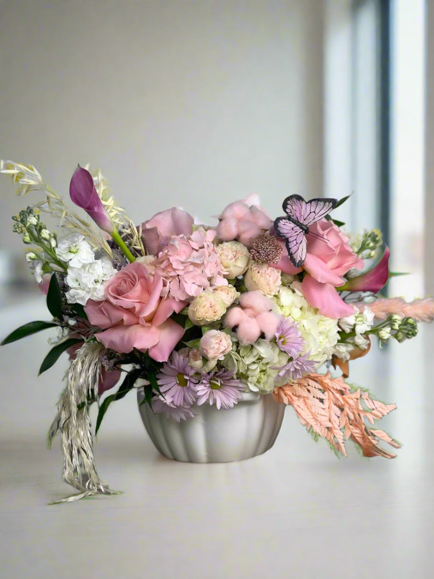 Pink Pumpkin Elegance