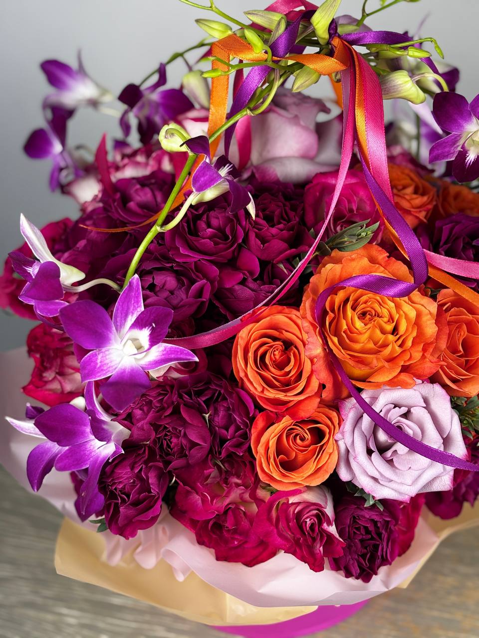 Hot Pink Orchid Box – Lory Flowers