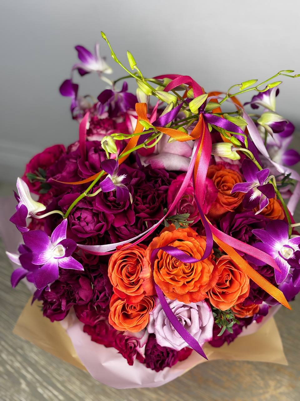 Hot Pink Orchid Box – Lory Flowers