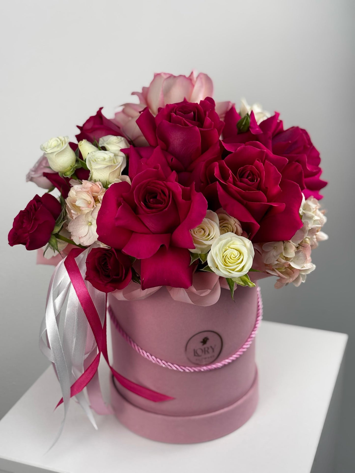Flowers Box "Cotton Candy"