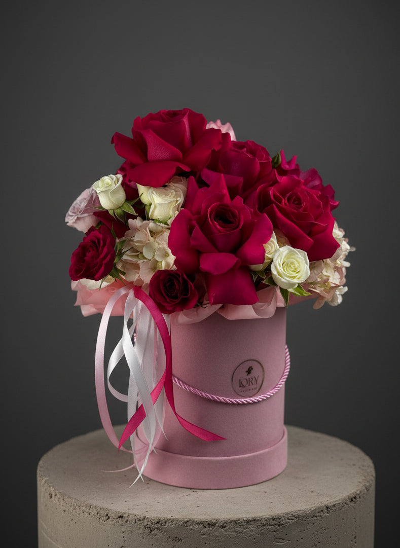 Flowers Box "Cotton Candy"
