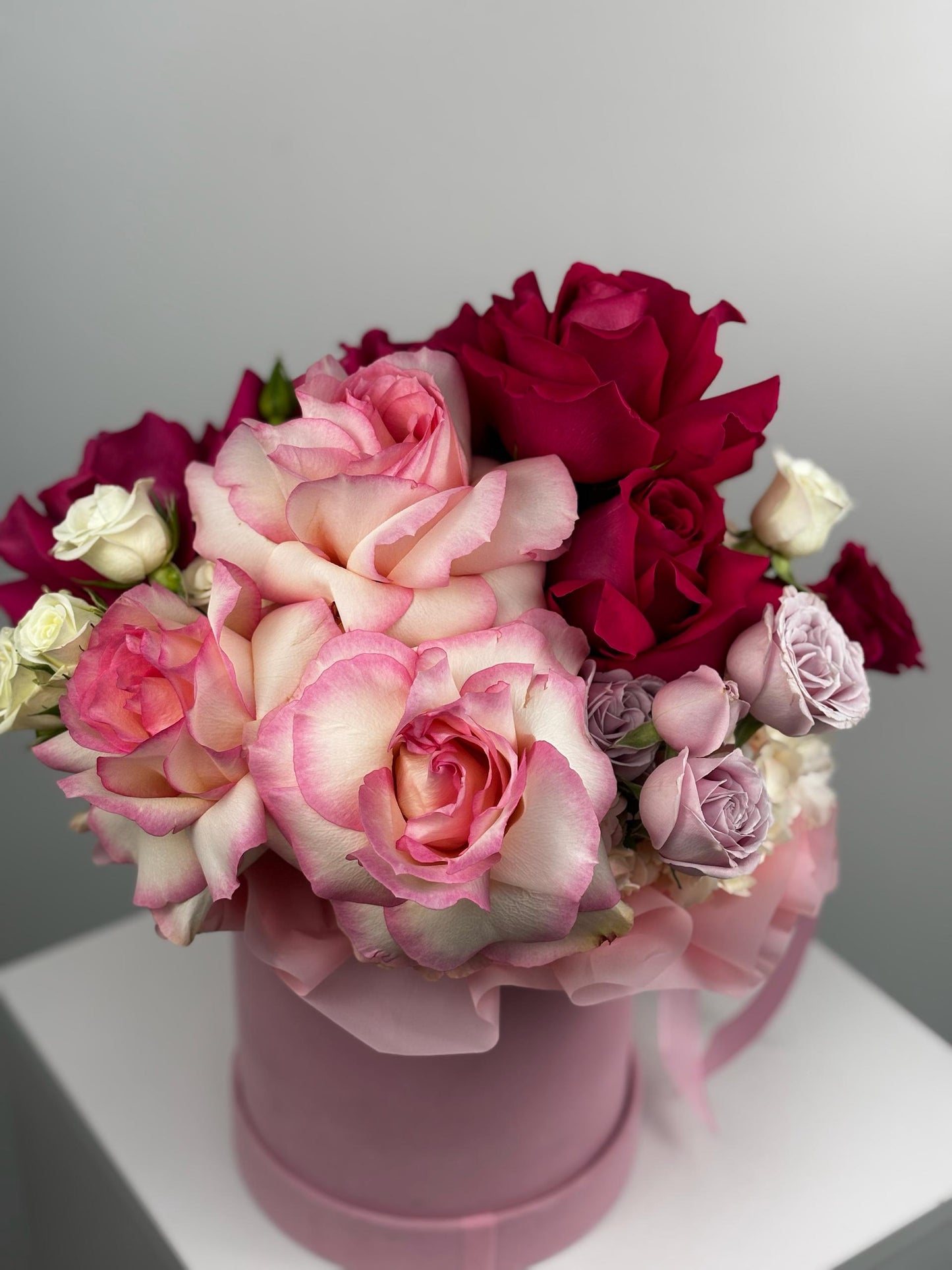 Flowers Box "Cotton Candy"