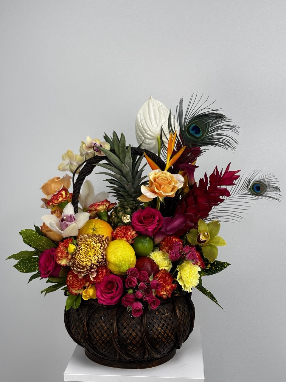 Flowers Basket "Tropical delight"