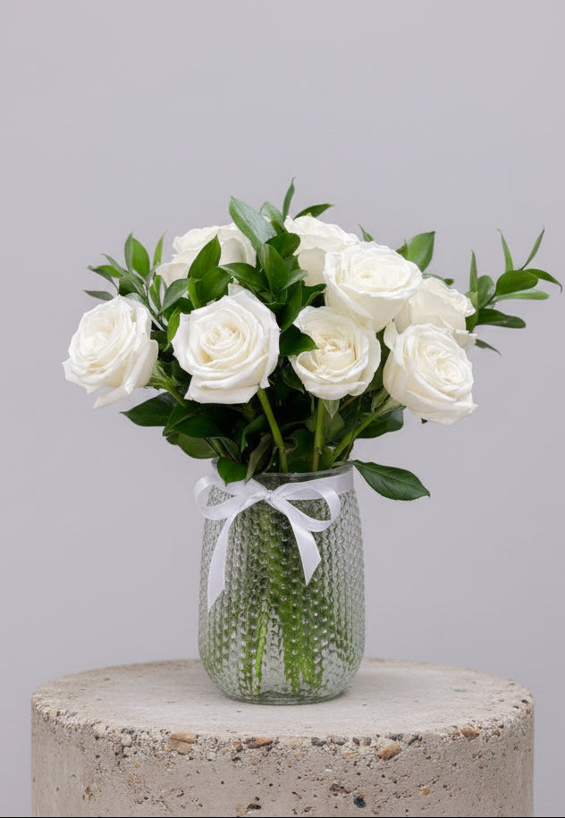 White roses Bouquet
