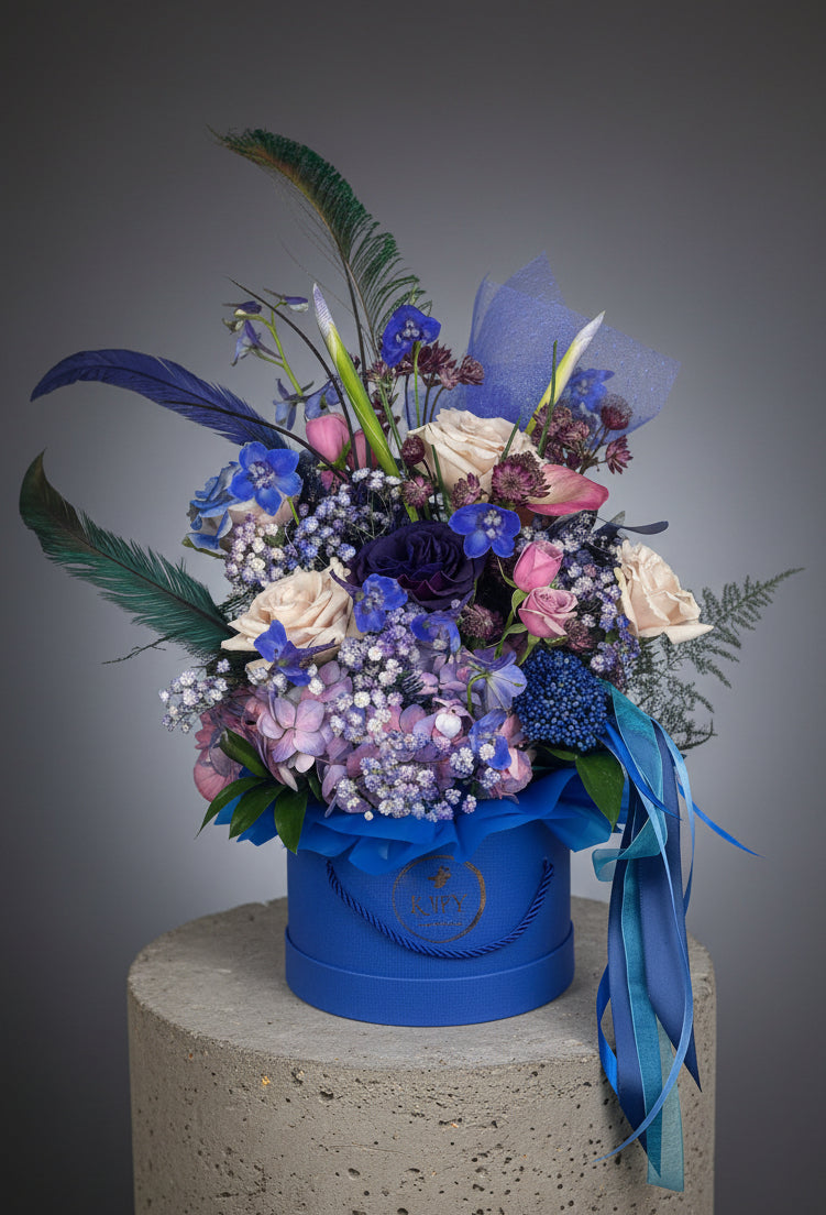 Flower Box "Midnight Blues"
