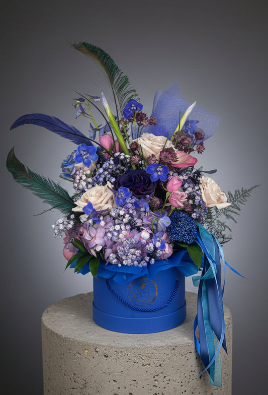 Flower Box "Midnight Blues"