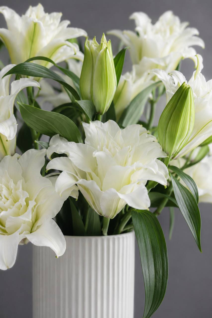 Roselily White Bouquet